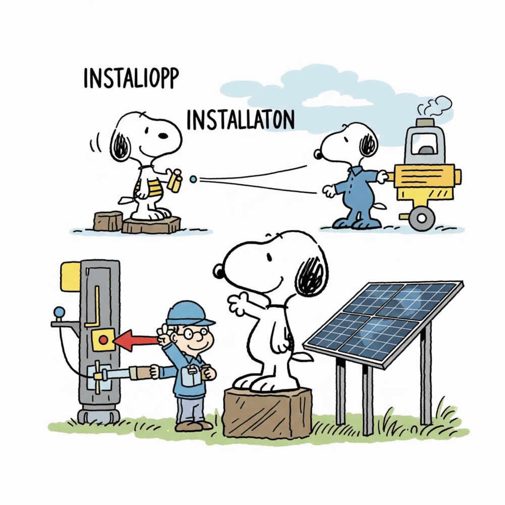 住宅用太陽光蓄電池 太陽光発電の設置工事の流れは？　　　　　　　　　　　契約から運転開始までの期間と注意点