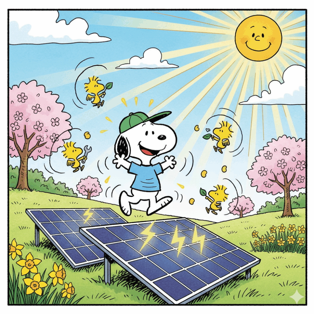 真夏が一番？太陽光パネルの発電量・効率は季節や時間でどう変わる？